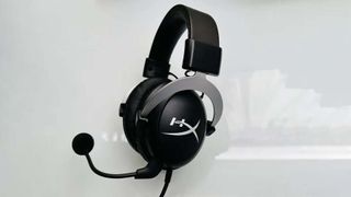 HyperX CloudX on white counter.