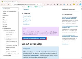 Download SetupDiag